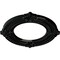 Ekena Millwork Benson Ceiling Medallion (Fits Canopies up to 6 1/8"), 11 1/8"OD x 6 1/8"ID x 5/8"P, Black Pearl CM11BNBPS - alternate 5